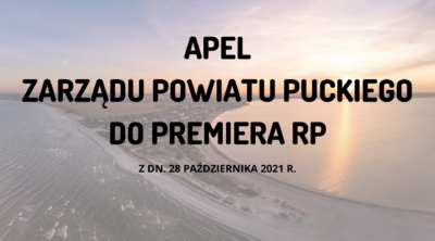 grafika apel zarządu powiatu puckiego do premiera rp