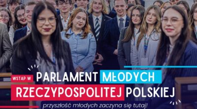 grafika ilustrująca - rekrutacja Parlament Młodych