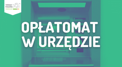Baner informujący o opłatomacie