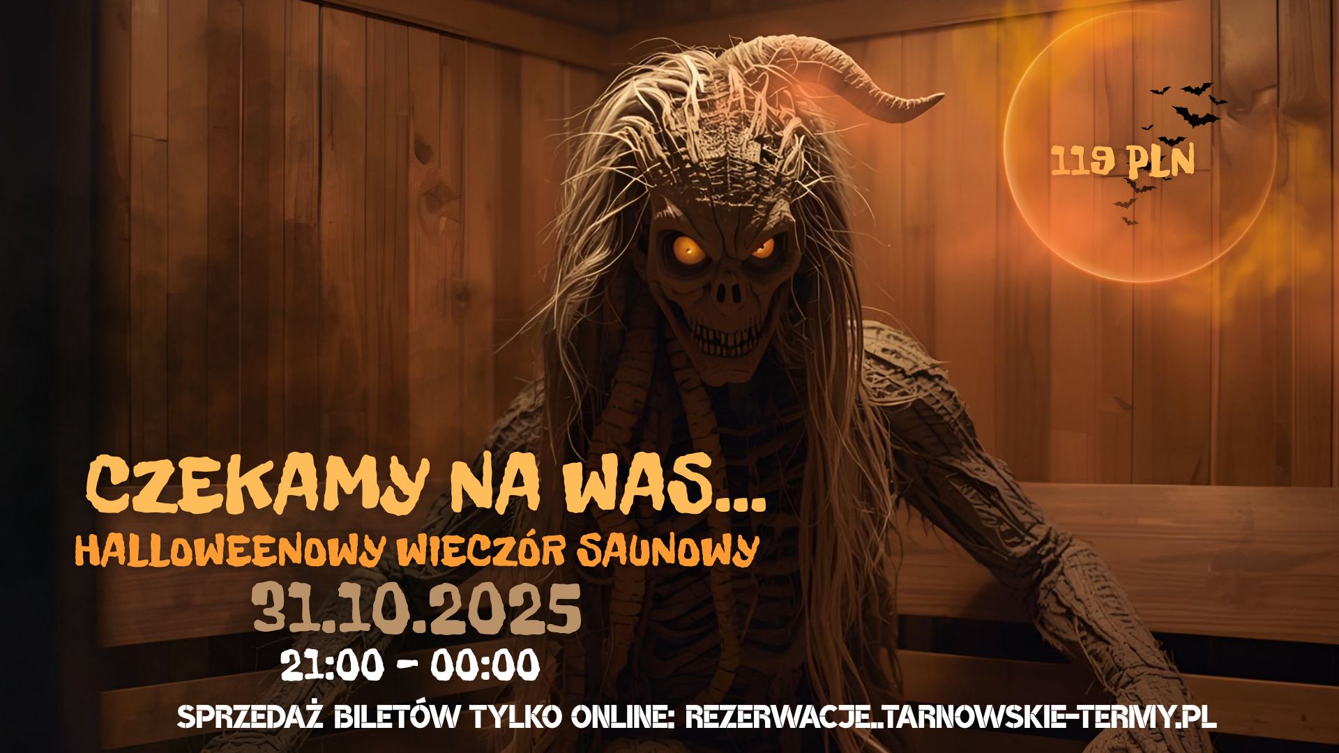 Halloweenowy Wieczór Saunowy W tarnowskich Termach