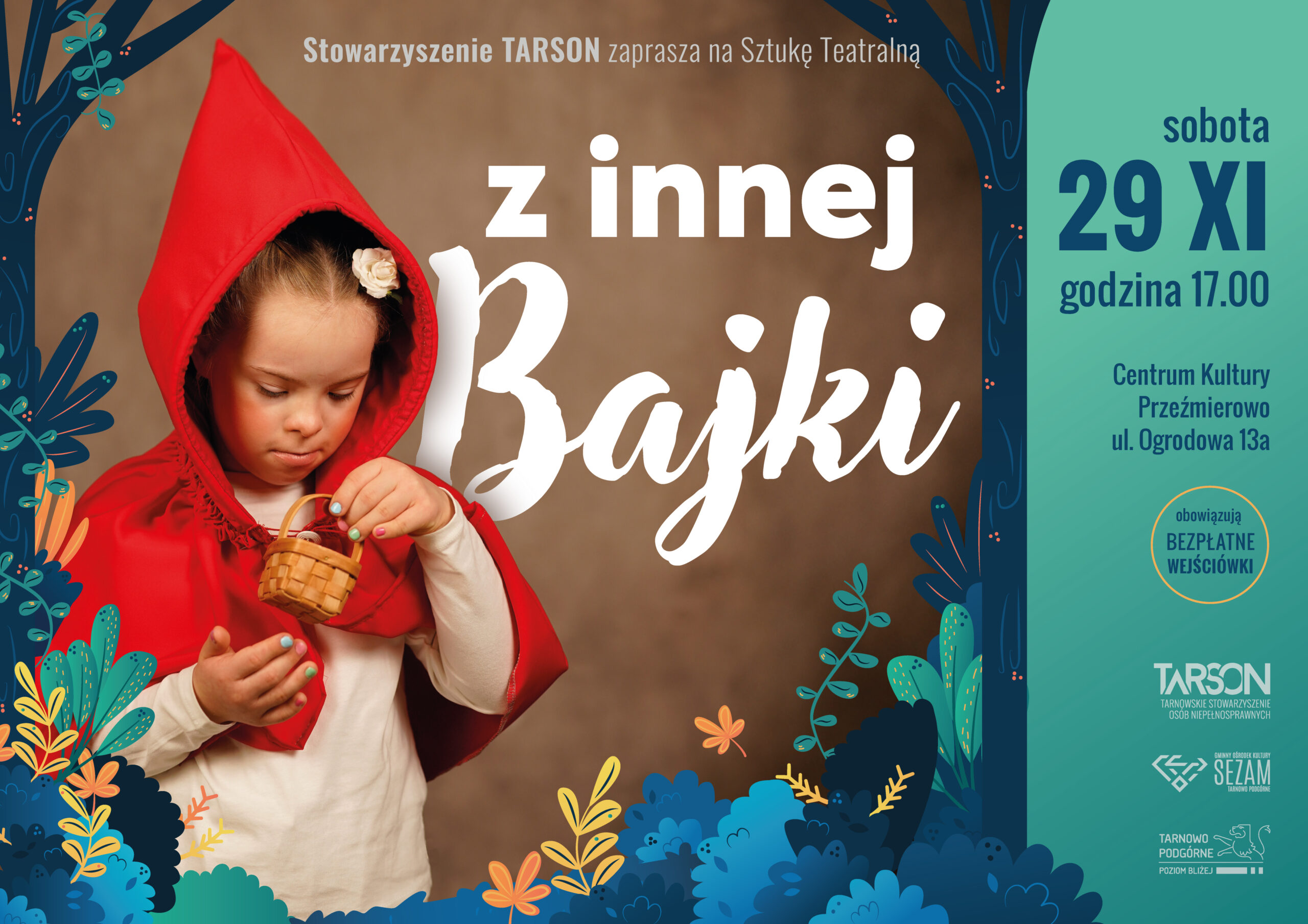 plakat przedstawienia całkiem inna bajka 29 listopada 2025