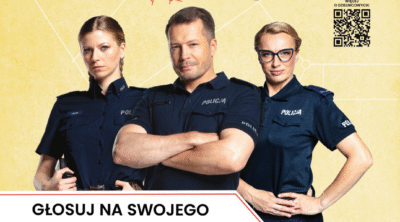 grafika z napisem głosuj na swojego superdzielnicowego 2026