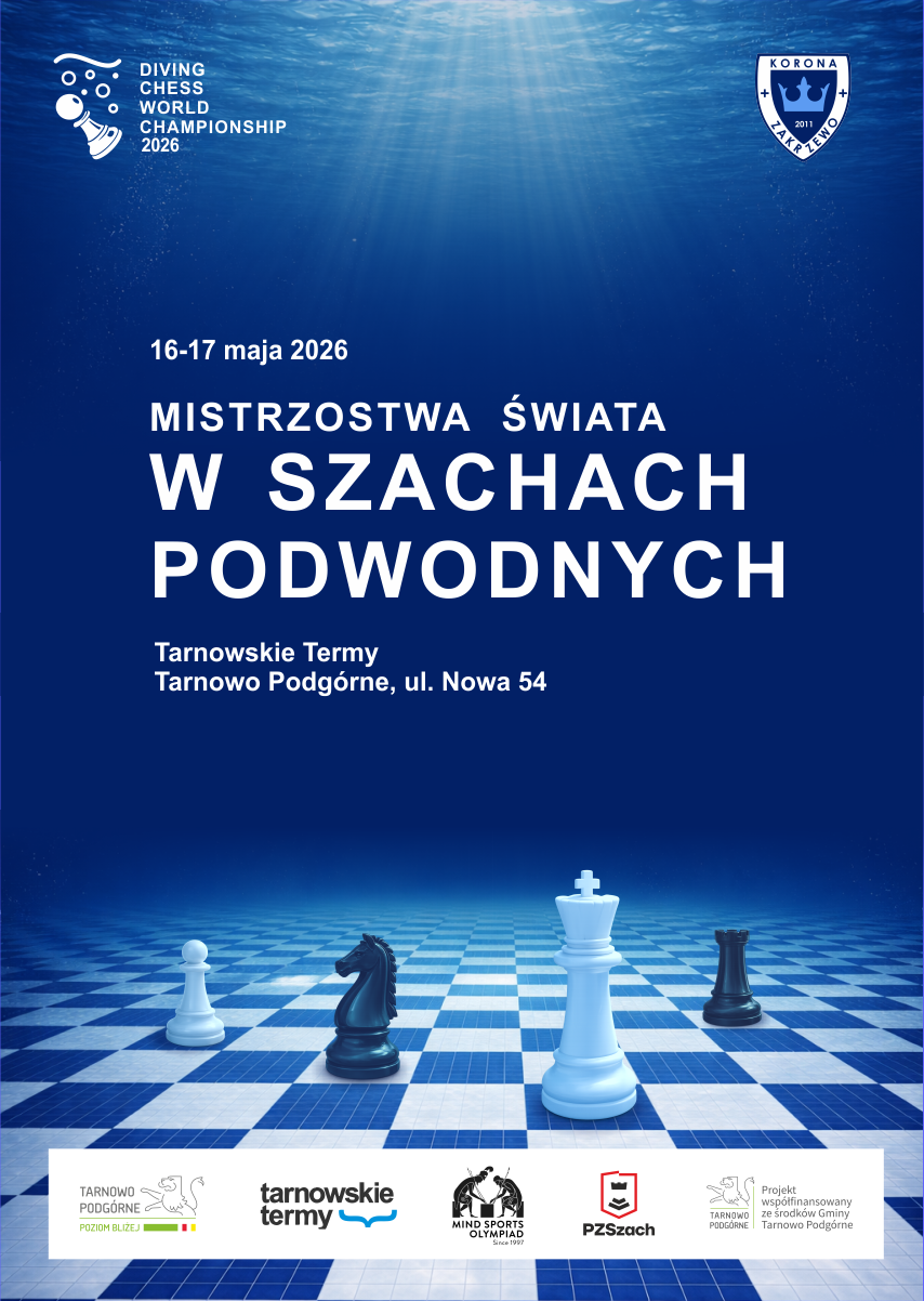 plakat mistrzostwa świata w szachach podwodnych 2026
